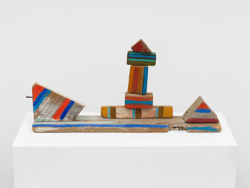 Betty Parsons Untitled, c. late 1970s Acrylic on wood with hardware 11 1/2 x 24 1/2 x 4 1/2 in (29.2 x 62.2 x 11.4 cm)