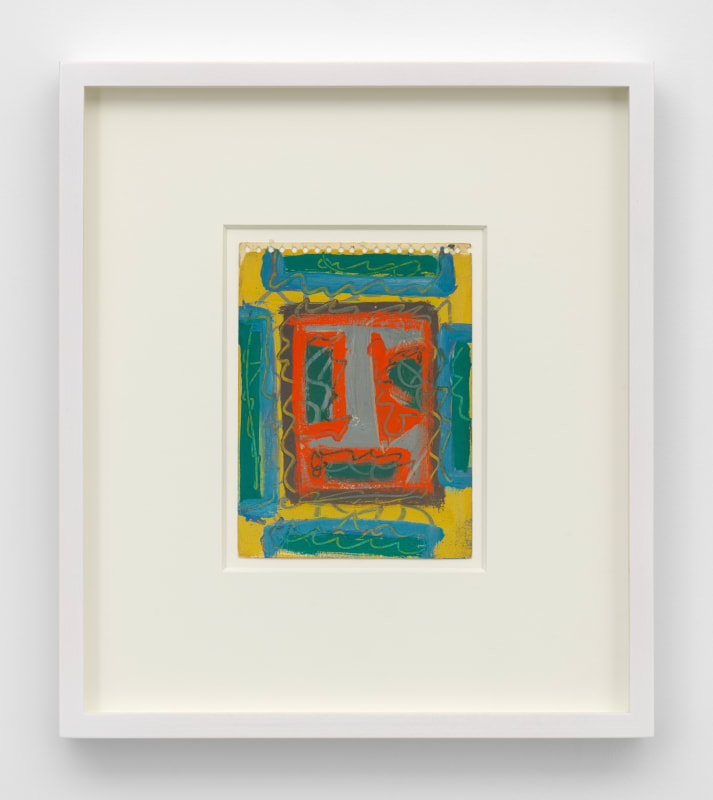 Betty Parsons Stansford, 1951 Gouache on paper 6 3/4 x 5 in (17.1 x 12.7 cm) 14 1/4 x 12 5/8 x 1 5/8 in framed (36.2 x 31.9 x 4.1 cm framed)