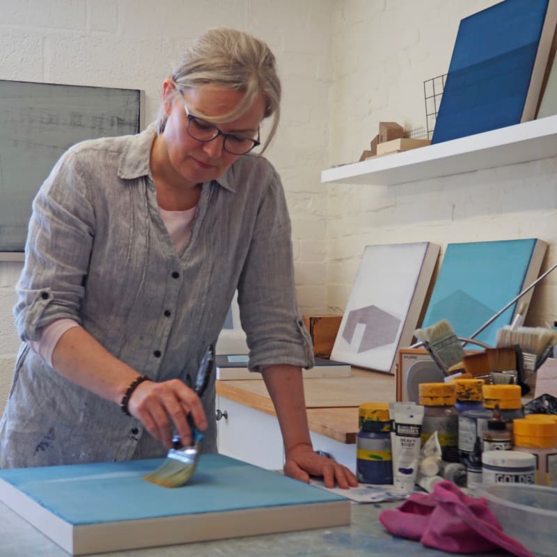 Susan Laughton artist studio