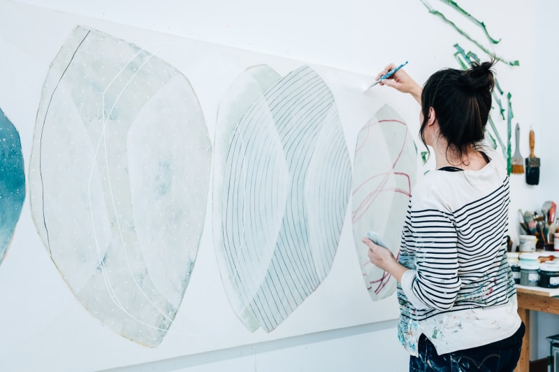 Karine Leger artist studio