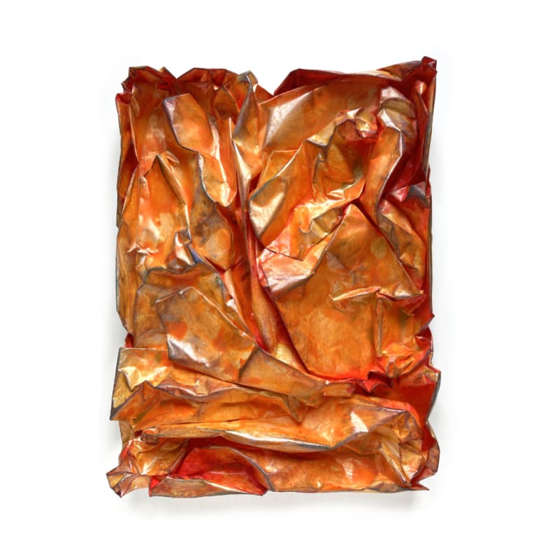 Stephan Ehrenhofer, High Density OG6, acrylic and oil on hardened paper, 36 x 48 x 5 cm