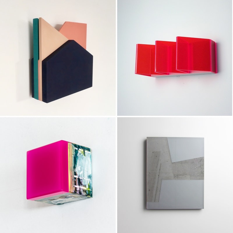 Contemporary art gallery abstract art paintings sculpture 