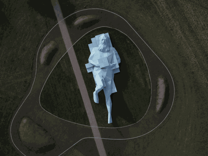 Xavier Veilhan - The Vårberg Giants in Stockholm, Sweden, Public work