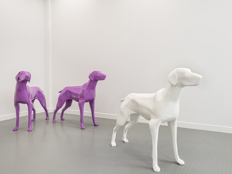 XAVIER VEILHAN - Les Chiens, Paris