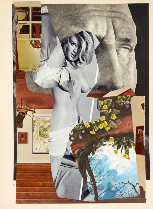 Linder, I wish as a bride to have, 2021, photomontage, 35.6 x 26.5 cm (14 1/8 x 10 3/8 in.)