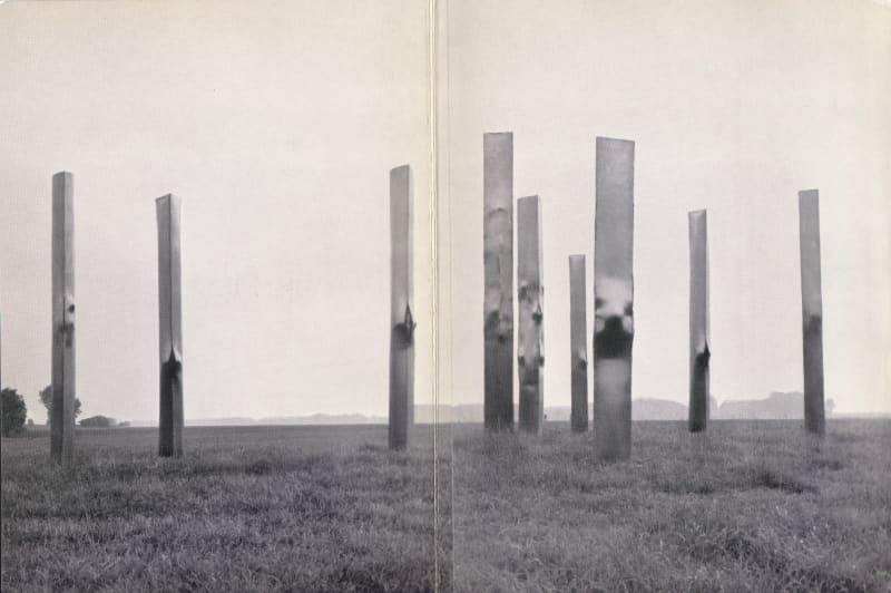 Friederich Werthmann 1977 steelhenge Annely Juda Fine Art
