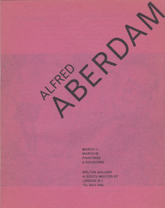 Alfred Aberdam 1961 molton gallery