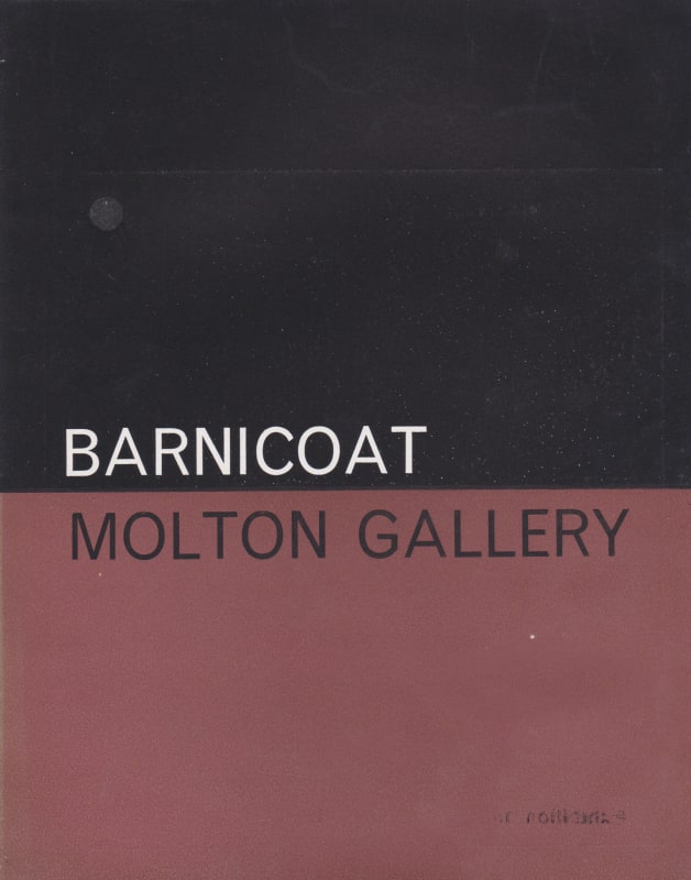 John Barnicoat Paintings 1962 Molton Gallery