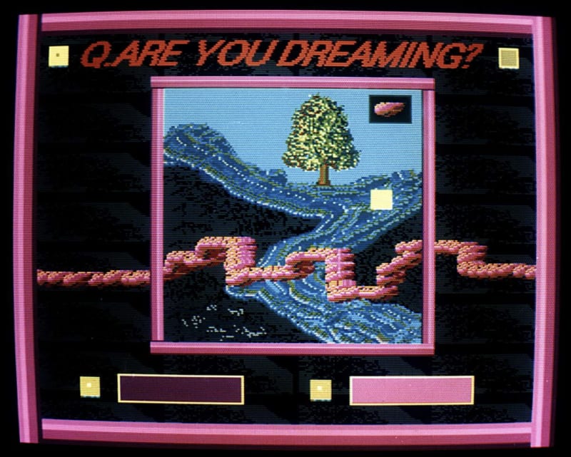 Suzanne Treister, Fictional Videogame Stills/Are You Dreaming? 1991-2 © Suzanne Treister