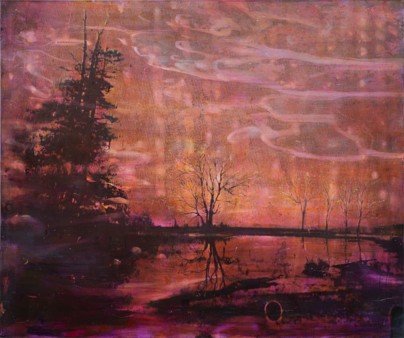 Elizabeth Magill Outlying (2), 2021 Oil and mix media on canvas 153 x 183 cm