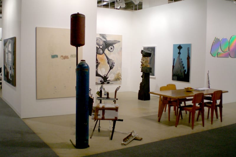 Installation view of the AKG booth at Basel 2007.