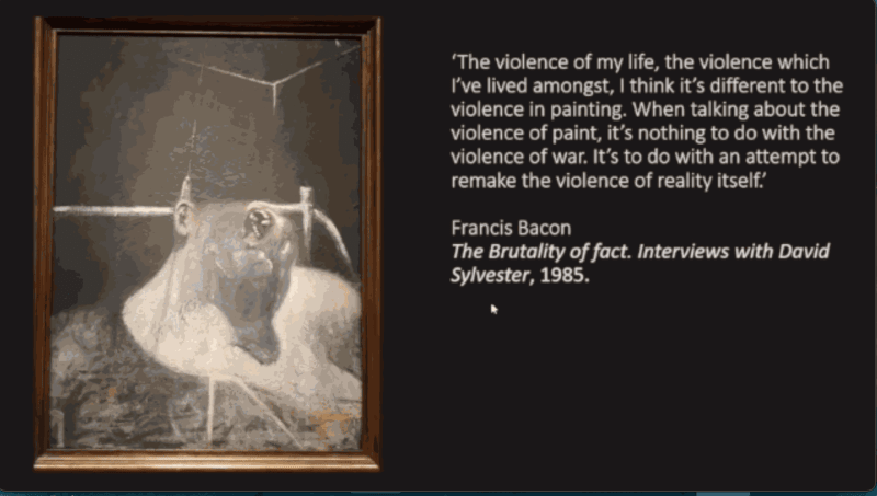 Kamini Vellodi talks about Francis Bacon and Marcelle Hanselaar, et al.