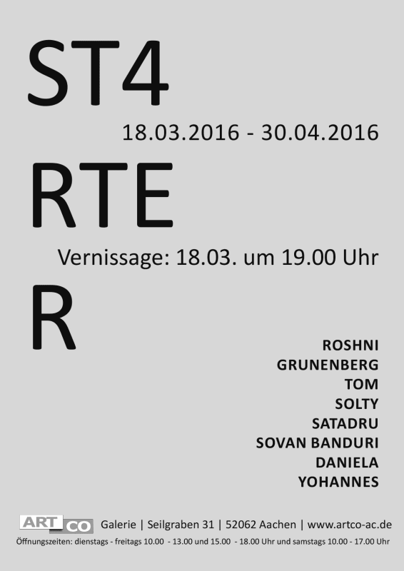 STARTER, Gruppenausstellung