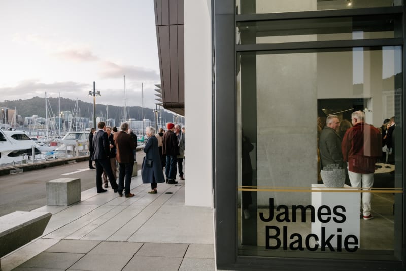 The new gallery space at Clyde Quay Wharf.