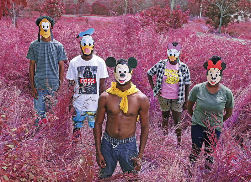 Naomi Hobson 'Grasshood Wonderland', photographic print on 310gsm cotton rag art paper, 82 x 116 cm (framed)