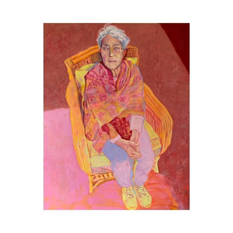 'Annie - Remember me if I forget', 2021, oil on French polyester canvas, 107 x 84cm