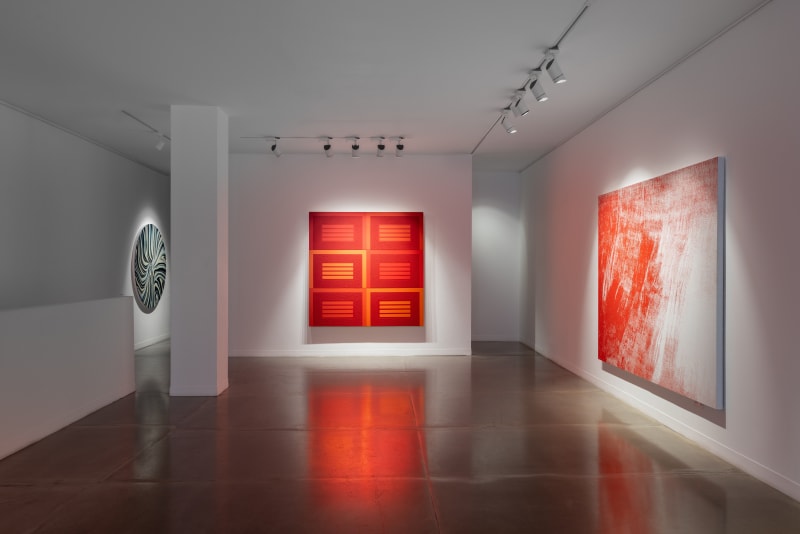Installation image of Simeti to Yamato The Rhythms of Abstraction