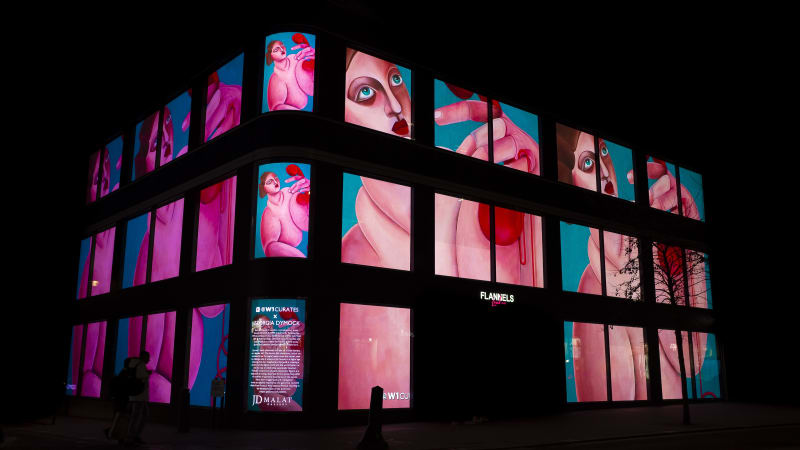 JD Malat Gallery & W1 Curates present Georgia Dymock on Oxford Street