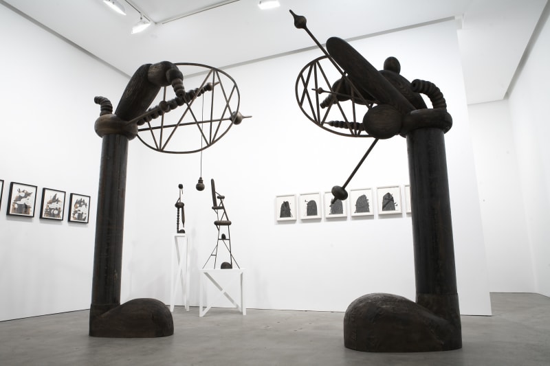 Installation view of Eric Fertman's exhibition at Susan Inglett Gallery