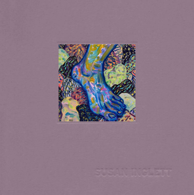 A purple catalogue cover for Benjamin Degen's LAST REFUGE