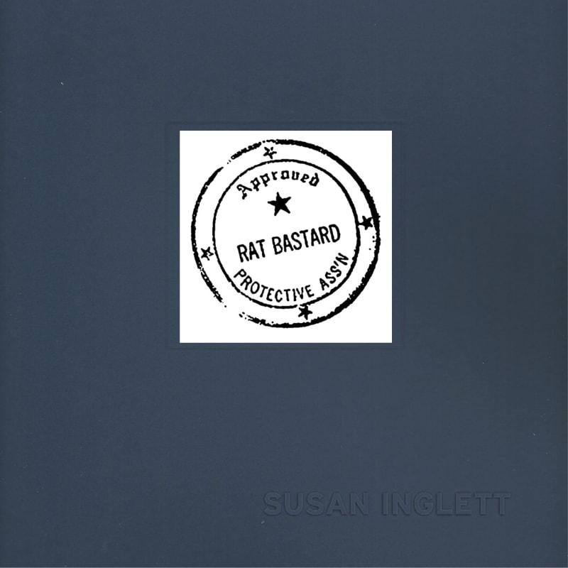 Publication cover from Rat Bastard Protective Association exhibition at Susan Inglett Gallery