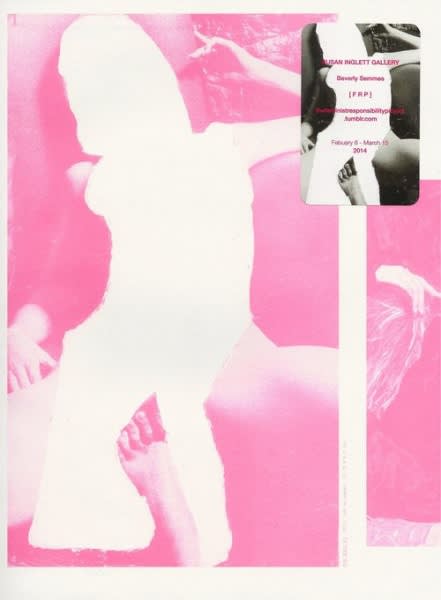 Image of the cover of the FRP Catalogue showing the silhouette of a nude woman