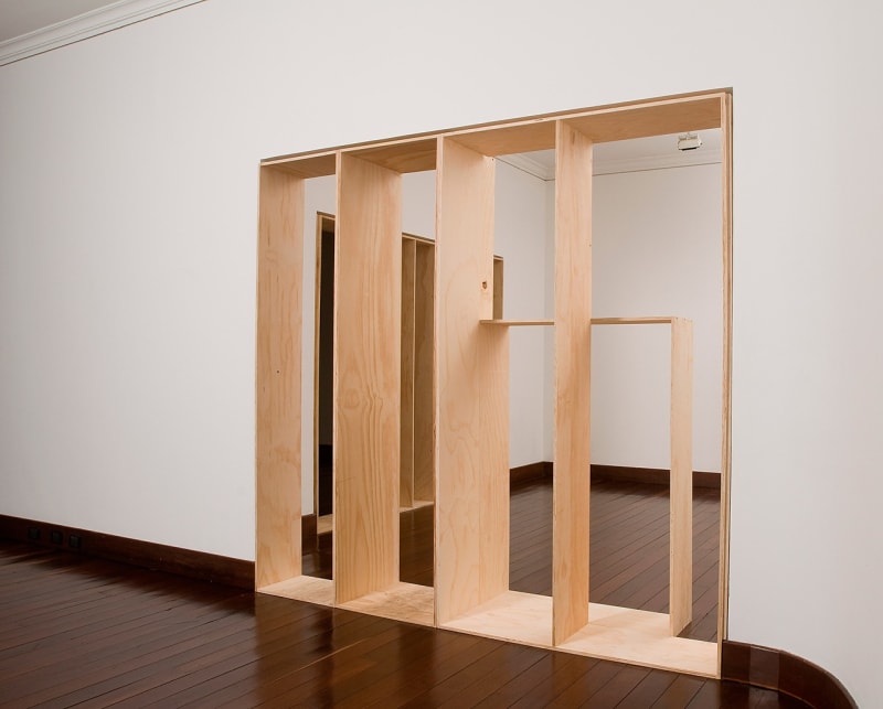 Gabriel Sierra, Structures for Transition 1, Birch plywood, Solomon R. Guggenheim Museum, New York, 2008/14