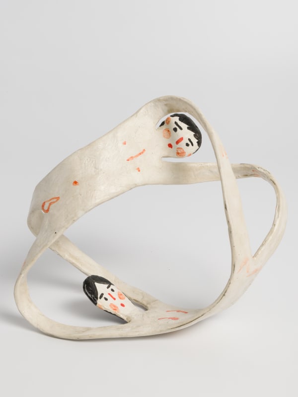 Two in a circle (Möbius strip), 2023