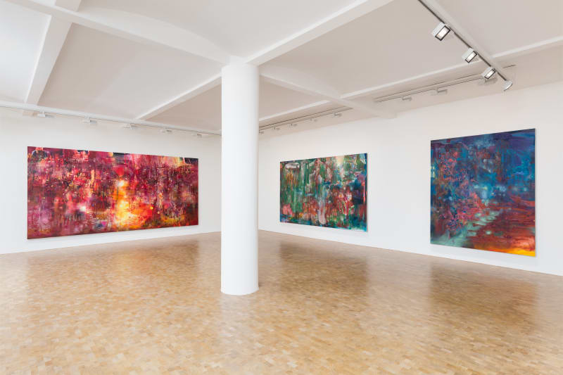 Li Hei Di, '700 Nights of Winter', 2024, installation view, Pippy Houldsworth Gallery, London.