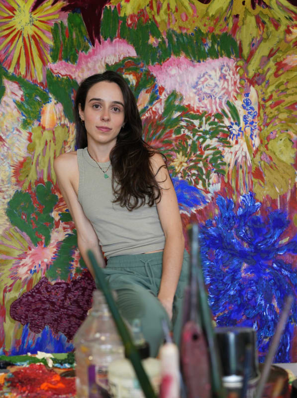 Sophia in the studio, 2023. Photo: Bijanka Bacic