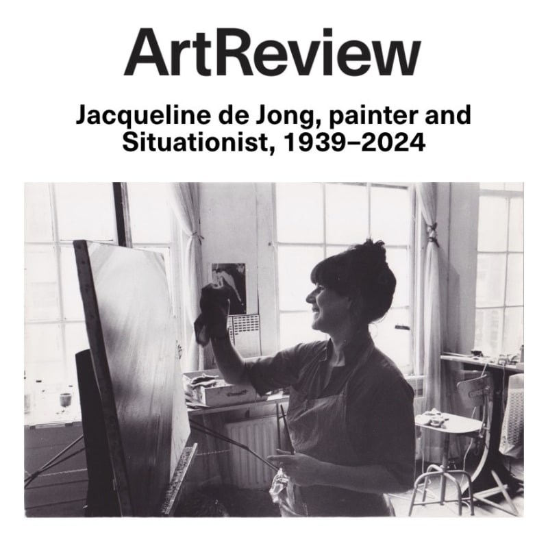 Jacqueline de Jong, painter and Situationist, 1939 - 2024