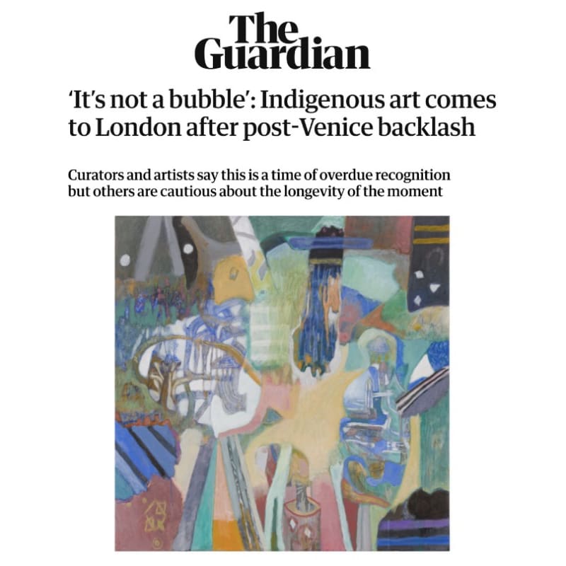 ‘It’s not a bubble’: Indigenous art comes to London after post-Venice backlash