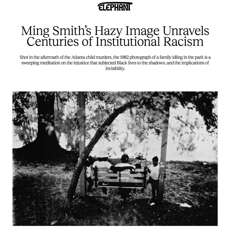 SNAPSHOT: Ming Smith’s Hazy Image Unravels Centuries of Institutional Racism