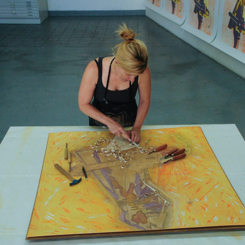 Artist Kelly Reemtsen - In the Studio