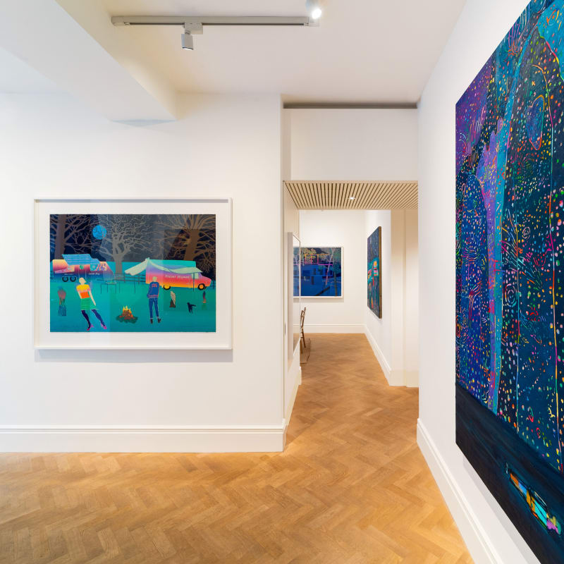 Tom Hammick - Nightfire Exhibition overview image