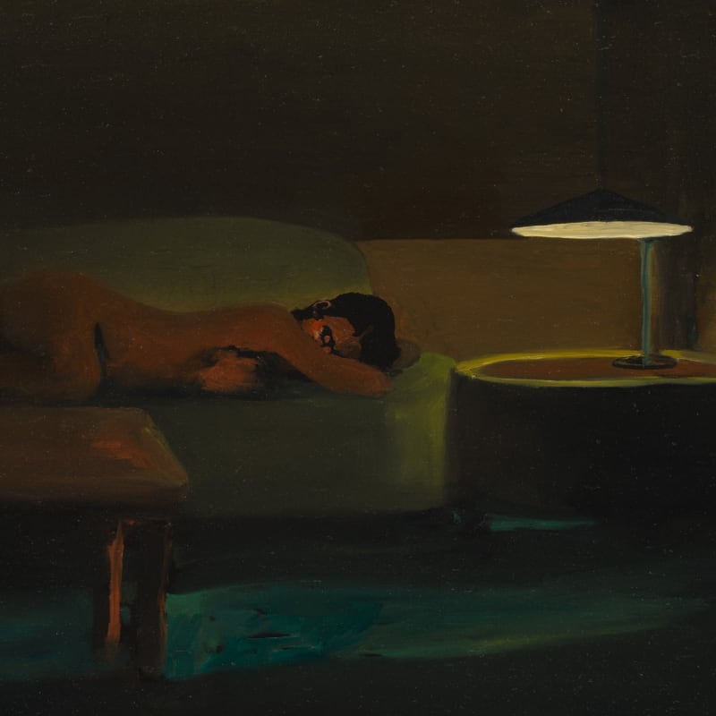 Danielle Mckinney Lumen [detail], 2025 Oil on linen 12 1/8 x 16 inches, 30.8 x 40.6 cm Framed: 13 x 17 inches, 33 x 43.2 cm (DMC.21572)