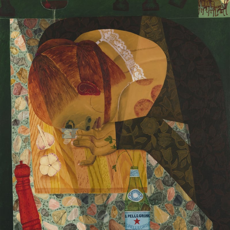 Celeste Rapone Purist, 2022 (detail) Oil on canvas 30 x 26 inches 76.2 x 66 cm