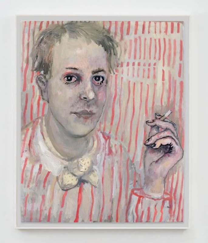 Hannah van Bart, "Young Woman," 2020. Oil on linen.