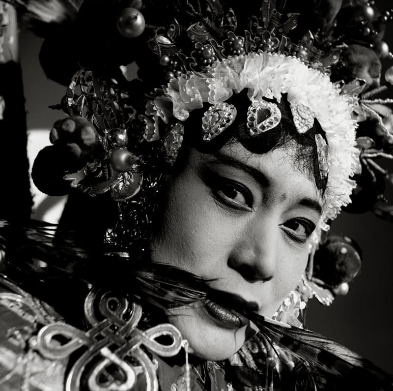 Liu Zheng (Chinese, b. 1969) An Actress of Hebei Opera, Huoshentai, Henan Province, From the series The Chinese, 2000 Gelatin Silver Print 18" x 18" (45.72 x 45.72 cm) From an Edition of 10