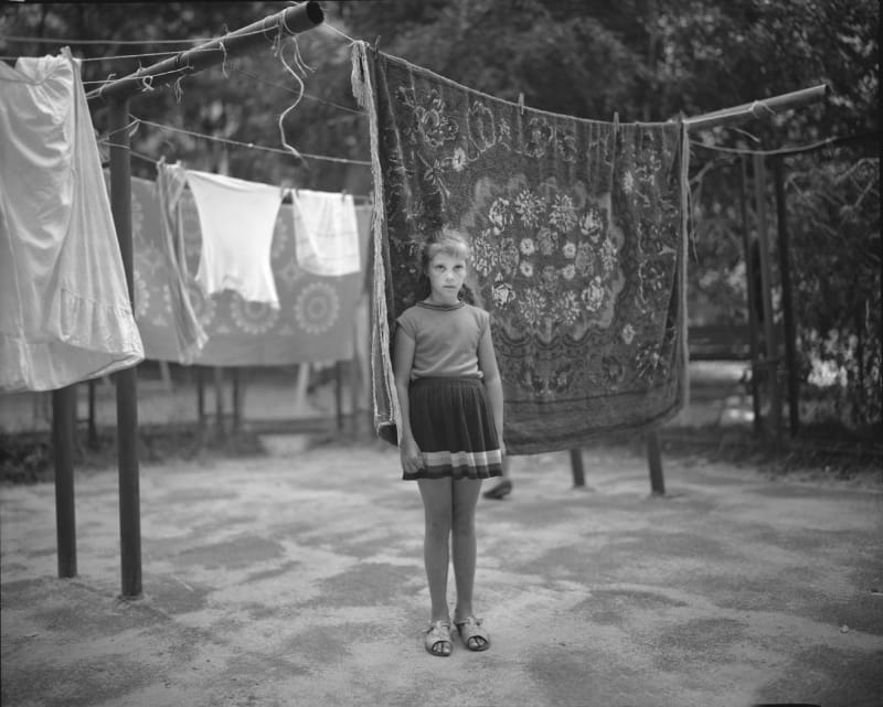 Katherine Turczan (American, b. 1965) Girl at Camp for Children of Chernobyl, 1991 20" x 24" (50.8 x 60.96 cm) Edition of 15