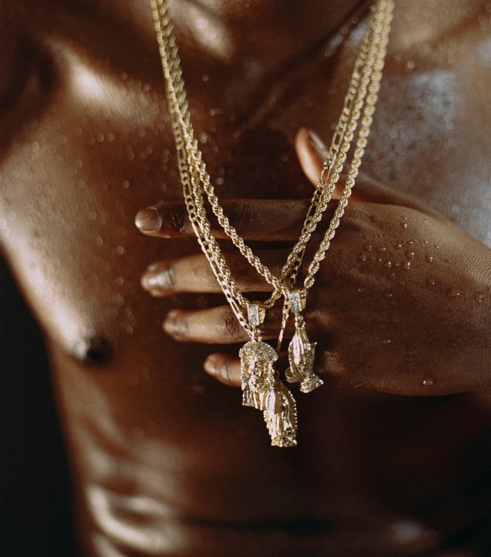 Shikeith (American, b. 1989) Jesus Pieces, 2021 Archival Inkjet Print on Canson Infinity Platine 34" x 30" (86.5 x 76 cm) Edition of 5 plus 2 artist's proofs