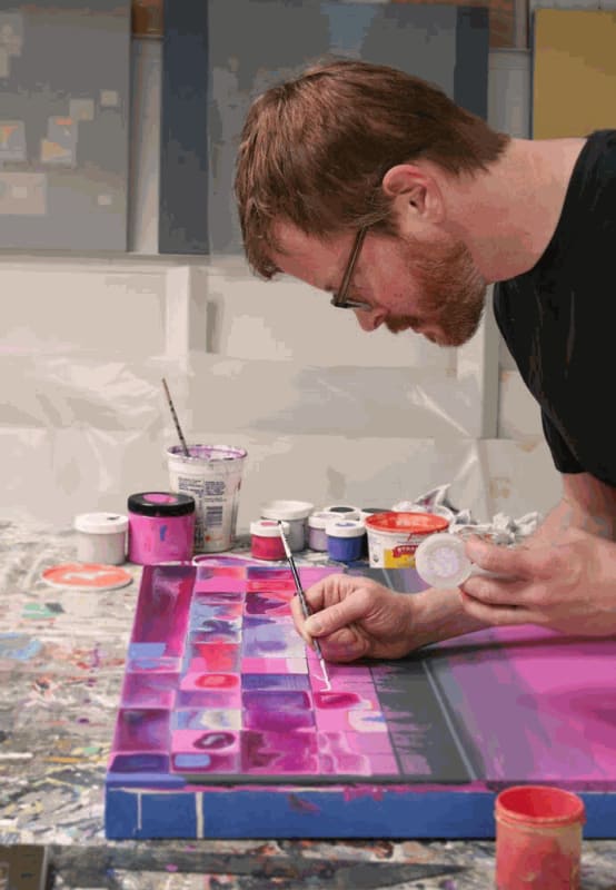 William Swanson in the studio