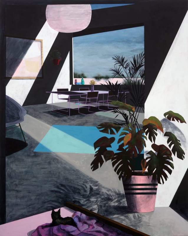 Erik Parra, Monstrous, Delicious, 2018, acrylic on canvas, 75 x 60 inches