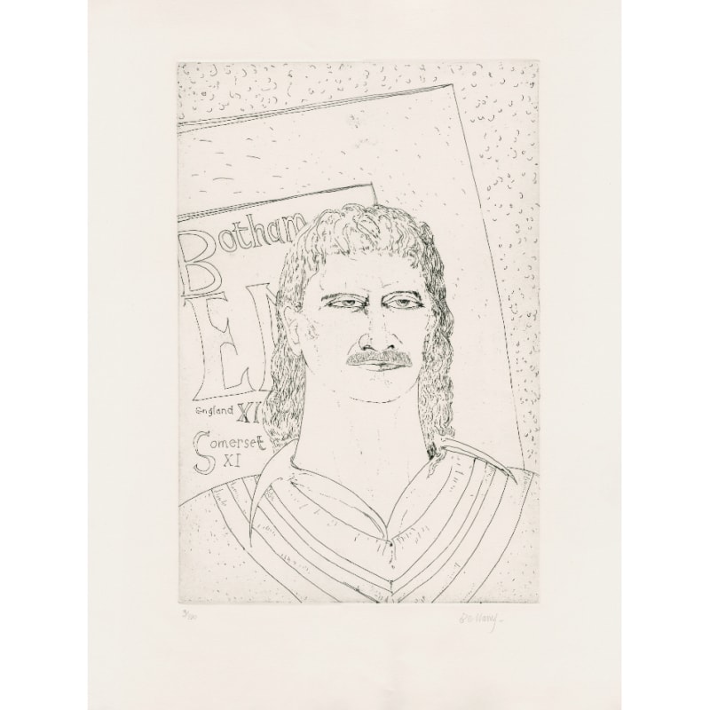 John Bellany, Ian Botham II- 1985, 1985