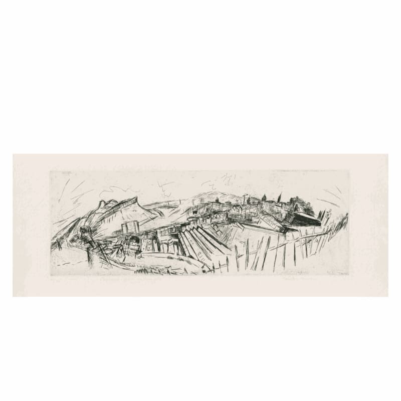 Timothy Hyman, Edinburgh from Calton Hill, 1991