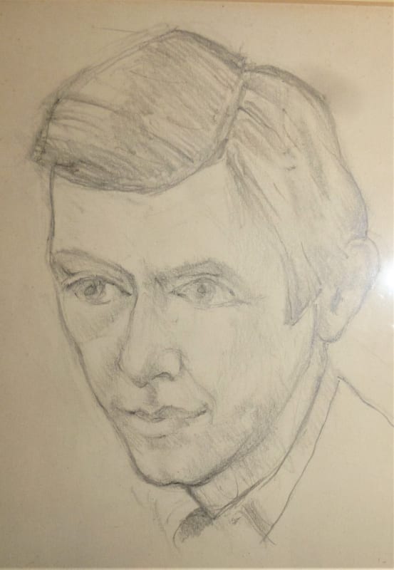 Portrait drawn in the 1980's