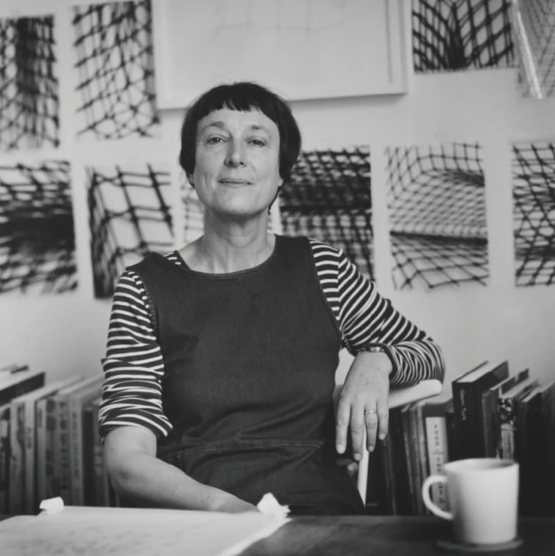Cornelia Parker, 2014, by Anne-Katrin Purkiss. Collection of the National Portrait Gallery.