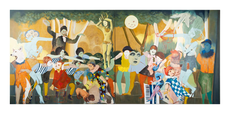 Ghost Light, The Final Scene, 2025 oil on linen 180 x 400 cm. Photography by Dave Watts