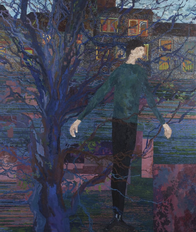 Arms Wide Open, 2022 Oil on canvas 120 x 103 cm Photography by John Howard Davies