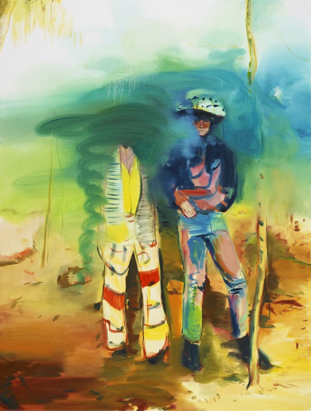Blue Smoke, 2022 oil on linen 170 x 130 cm Photography by Michael Pollard